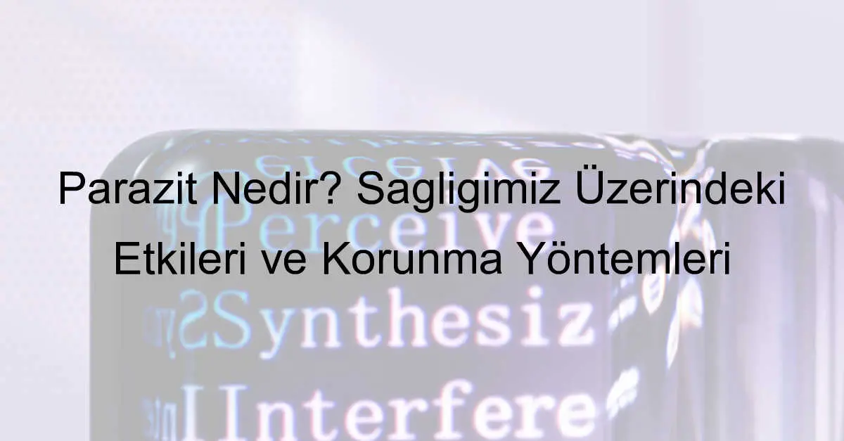 parazit nedir