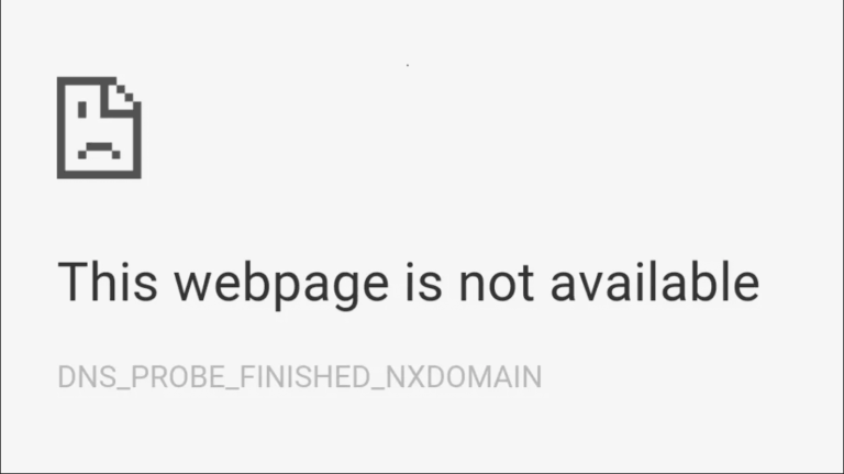 Dns_probe_finished_nxdomain hatası nedir