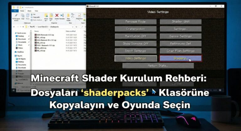 minecraft shader nasil kurulur