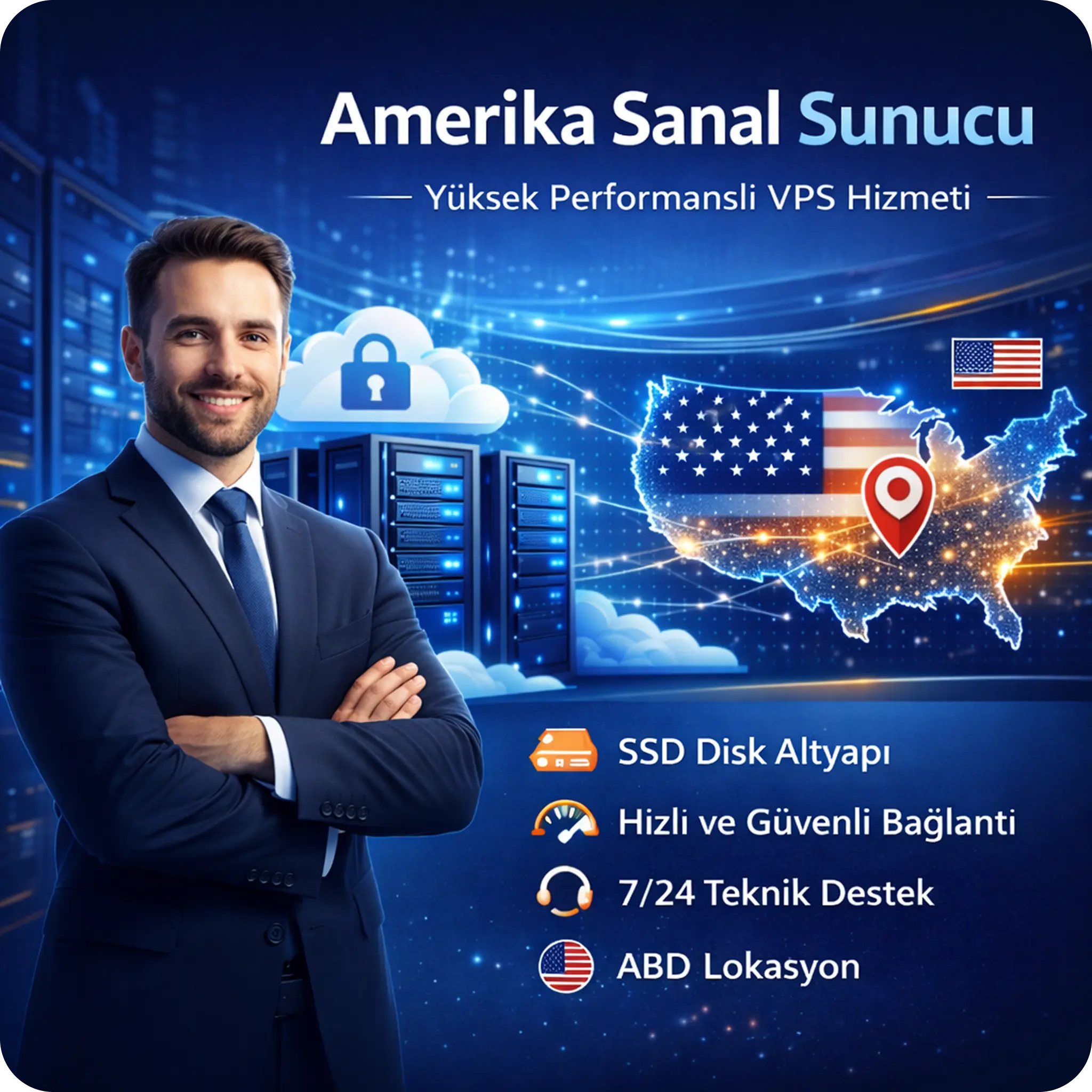 Amerika VDS Nedir - New York Lokasyonlu Sanal Sunucu
