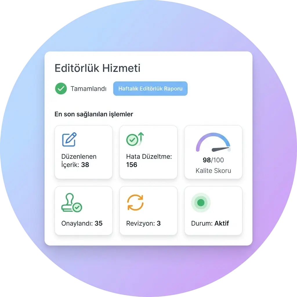 Editörlük Paketleri
